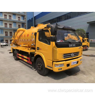 dongfeng High Pressure Cleaning Vacuum Sewage Suction Truck